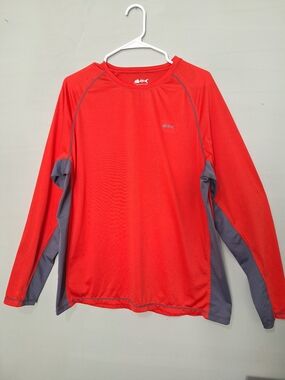 Silver Bait Men's Bright Orange Performance Shirt